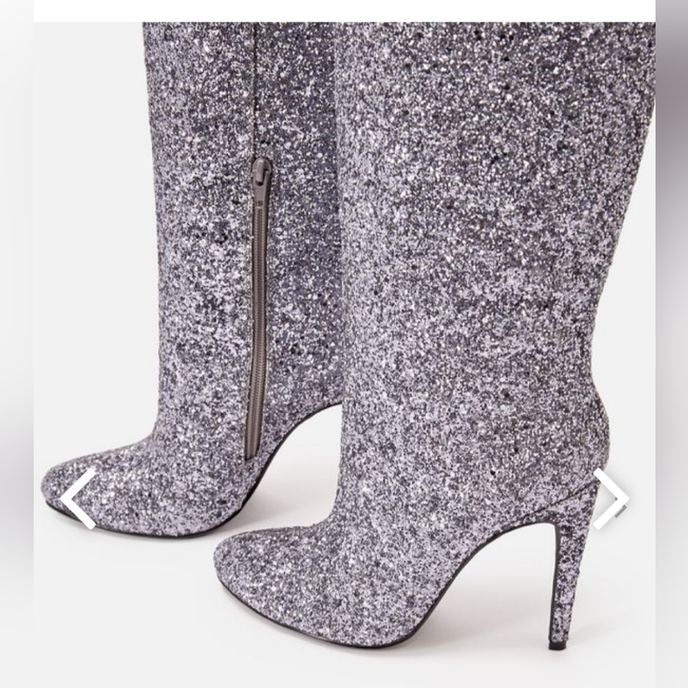 Sequin boots